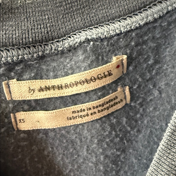 NWOT Anthropologie Year 1973 Oversized Vintage Style Crewneck Sweatshirt - Picture 3 of 3